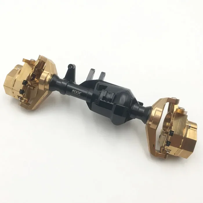 KYX Racing Metal Front Axle Housing C Hub Steering Knuckle Counter Weight Upgrades for 1/10 RC Crawler Car Traxxas TRX4 TRX6