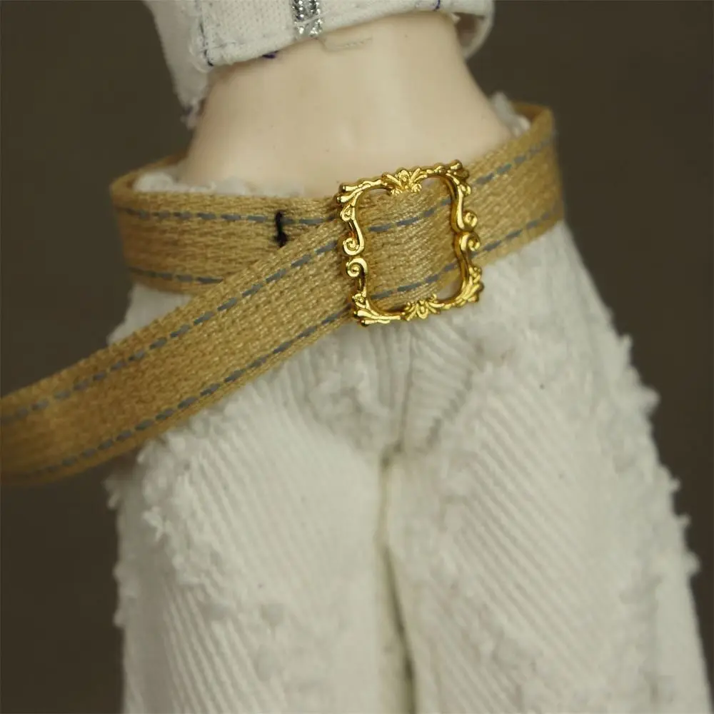 Super Mini Doll Belt Artificial Ethnic Style Handmade Doll Clothes Belt Long 19cm Width 1cm DIY Doll Accessories for Bjd Dolls