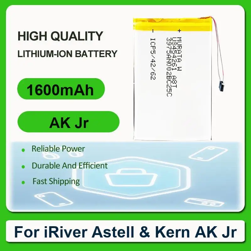 Battery For iRiver Astell & Kern AK Jr AK70 Mark II