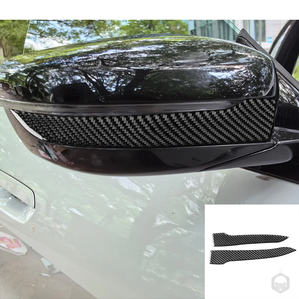 

For BMW 3 4Series G20 G28 19-21 M4 G26 2021+ Car Accessories Carbon Fiber Review Mirror Protector Interior Cover Trim Sticker