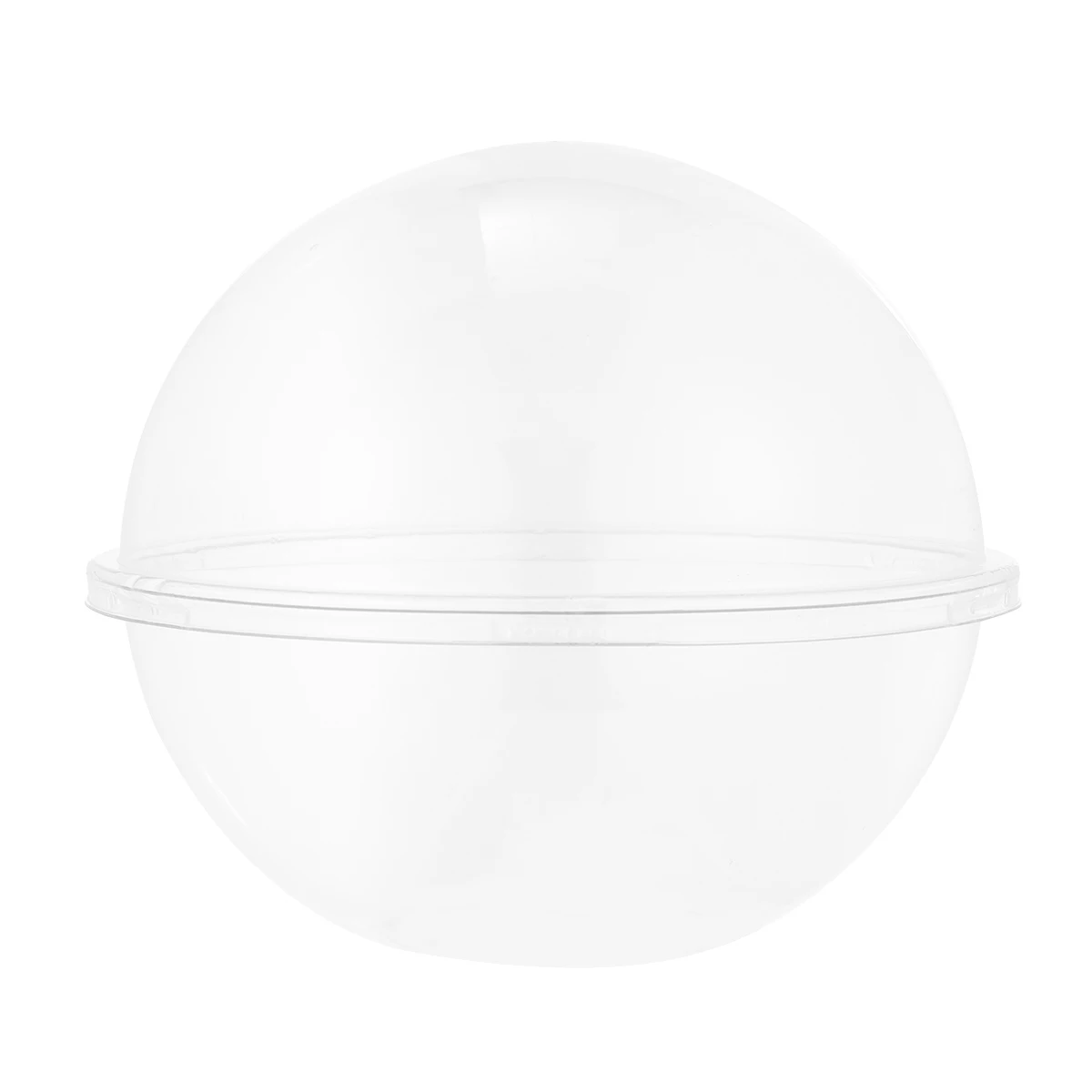 

10 Pcs Transparent Cake Container Lightweight Ball Shape Mousse Accessories Clear Cases Pastry Storage Food Preservation Box