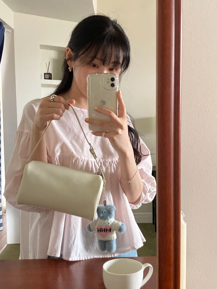 

Zar Fendan весна-лето новая маленькая сумка легкая ручная женская сумка через плечо повседневная простая круглая трубка...