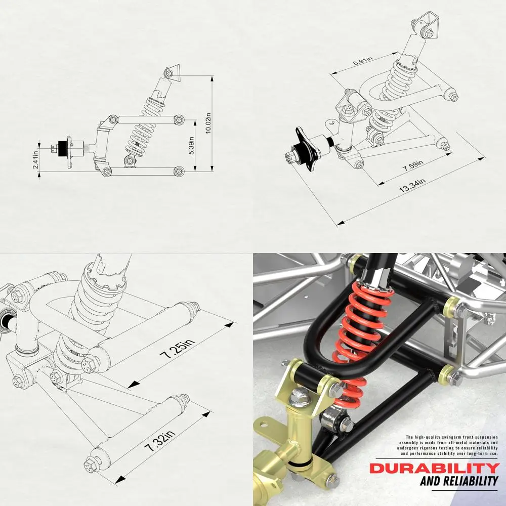 

Комплект поворотного рычага передней подвески, верхний/нижний поворотный рычаг и амортизатор передней подвески в сборе со ступицей поворотной стойки рулевой стойки, G