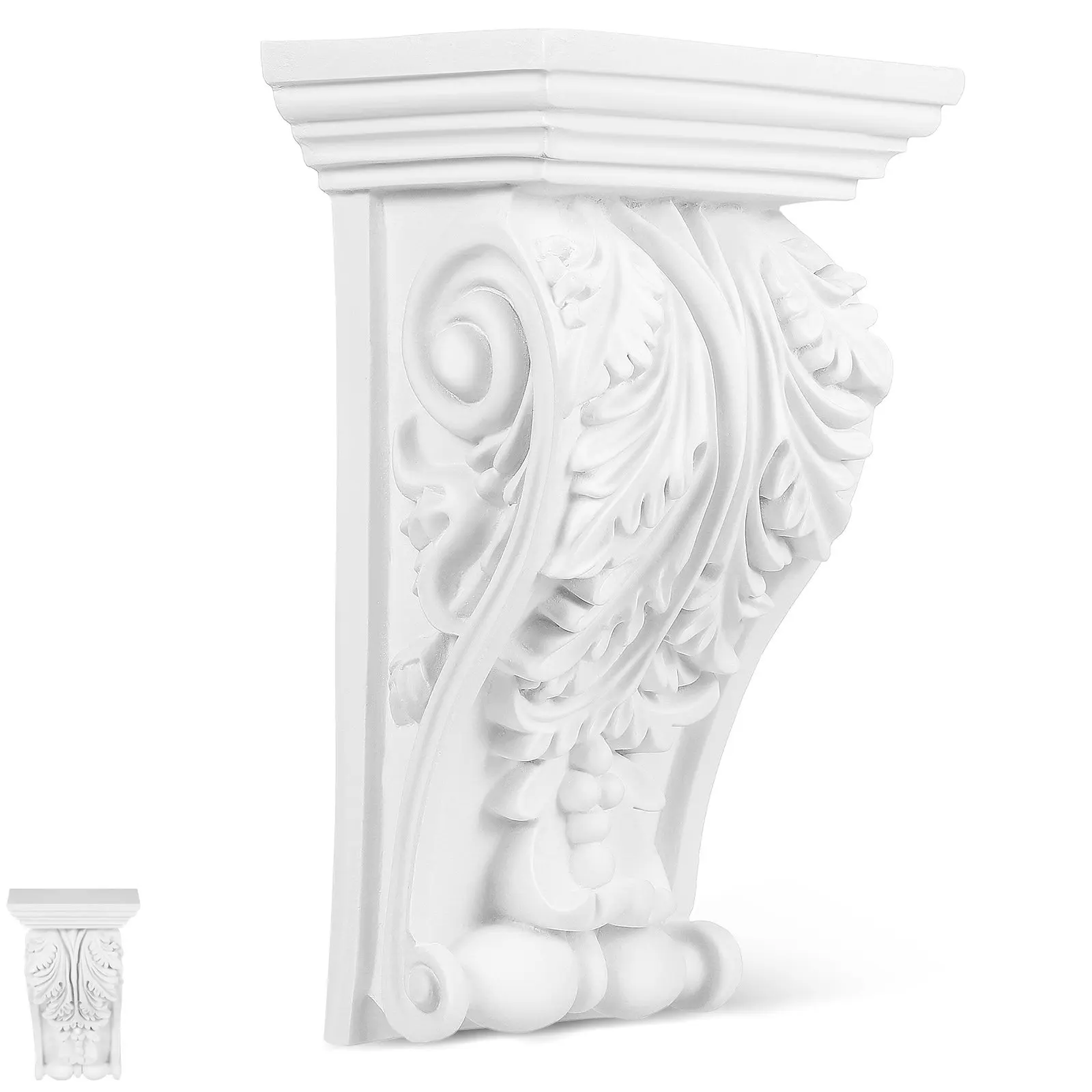 European Style PU Beam Corbel Decorative Corner Moulding Trim Ceiling Decoration Carved Applique for Home Living Room