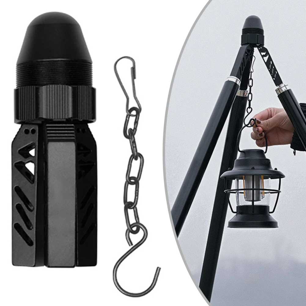 

Aluminum Alloy Tent Support Tripod Light Bracket Tripod Head Outdoor Gimbal Light Stand For Camping Hiking Travel