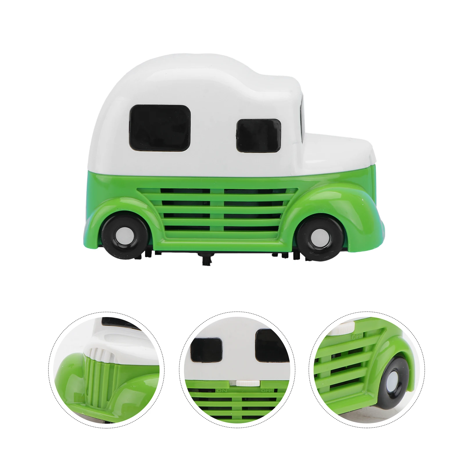 

Mini Desktop Vacuum Cleaner Portable Cordless ABS Material Cartoon Design Operate Small Size Tidy Desk Eraser Slag