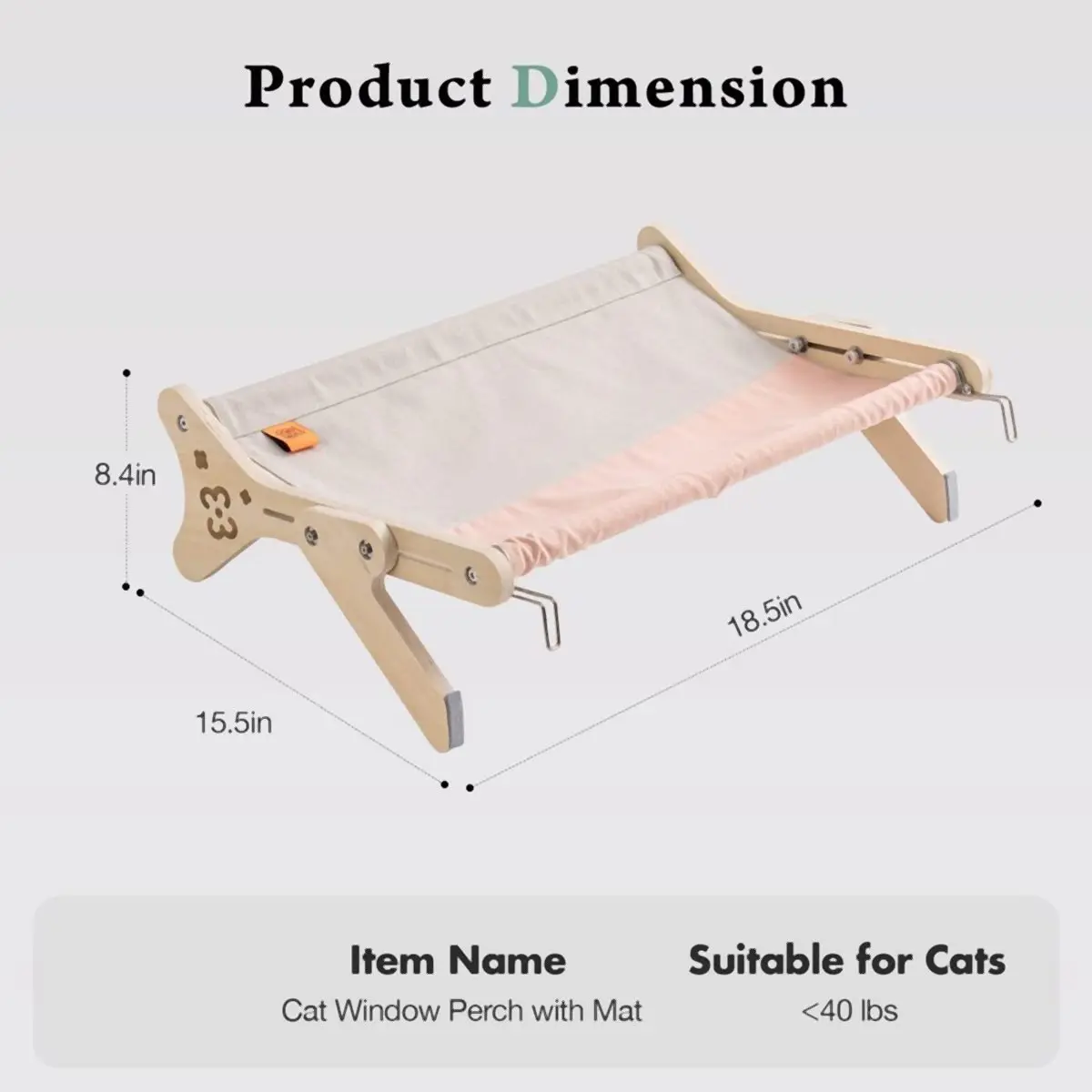 a67t-new-adjustable-cat-window-perch-hammock-sturdy-40-lbs-capacity-sunbathing-bed-pink-washable-for-indoor-cats-b