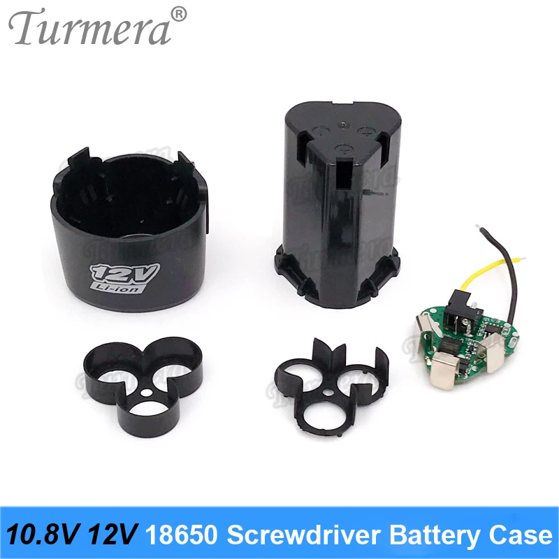 

Screwdriver 3s Bms 12.6V 18650 Hand Electric Drill Pcb With Battery Storage Case Box Holder Nickel Accessories