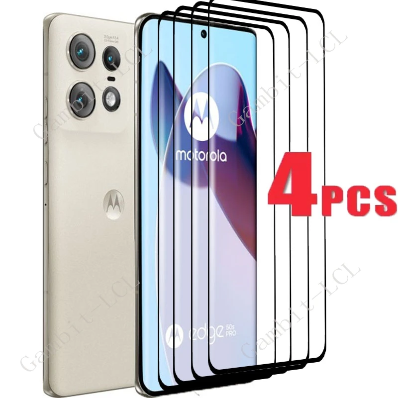 4 قطعة ثلاثية الأبعاد كامل منحني الزجاج المقسى لموتورولا إيدج 50s برو طبقة رقيقة واقية على Edge50sPro 50 50Pro 6.7 "غطاء واقي للشاشة #1
