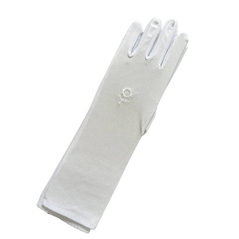 Guantes elásticos 652F para mujeres árabes, mangas para brazo con protección solar, guantes étnicos, accesorios islámicos,