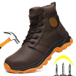 Comfortable Safety Shoes Anti-impact Anti-puncture Four Seasons Comfortable Soft Sole Steel Baotou Safety Protection Shoes