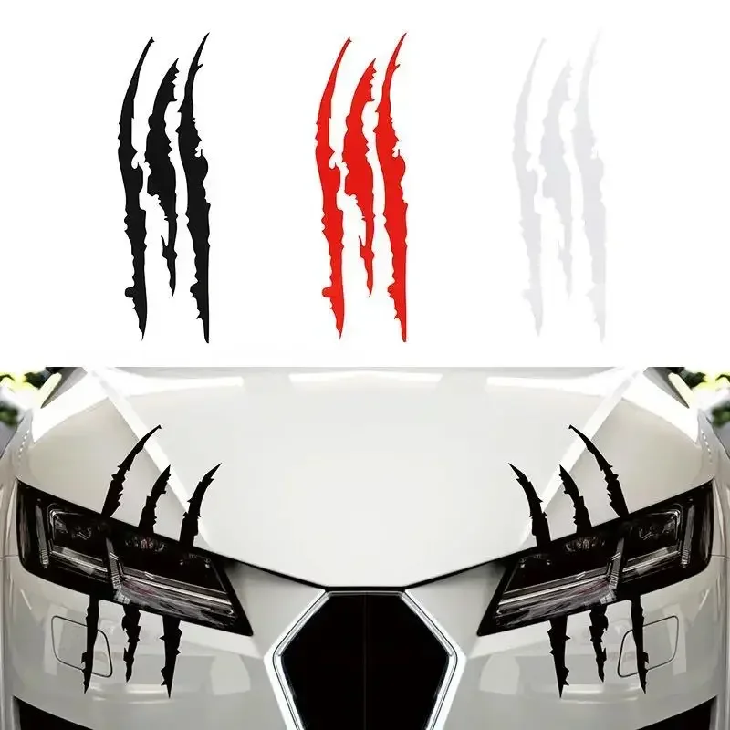 

Car Sticker Reflective Monster Claw Scratch Stripe Marks Headlight Decal Car Stickers 40cmX12cm Auto Accessories