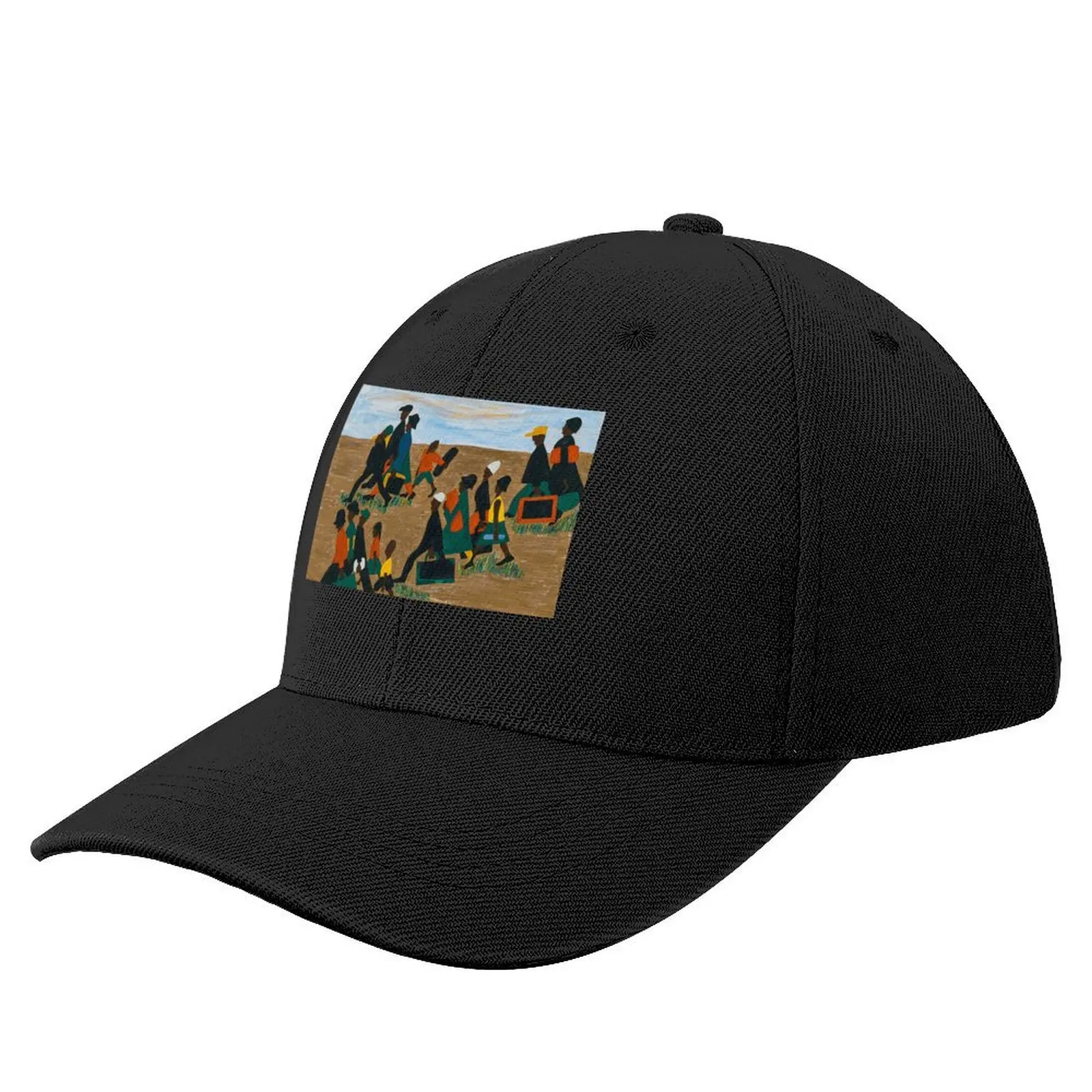 jacob lawrence art Baseball Cap beach hat Big Size Hat Vintage Hat Baseball Cap Women's Hats Men's