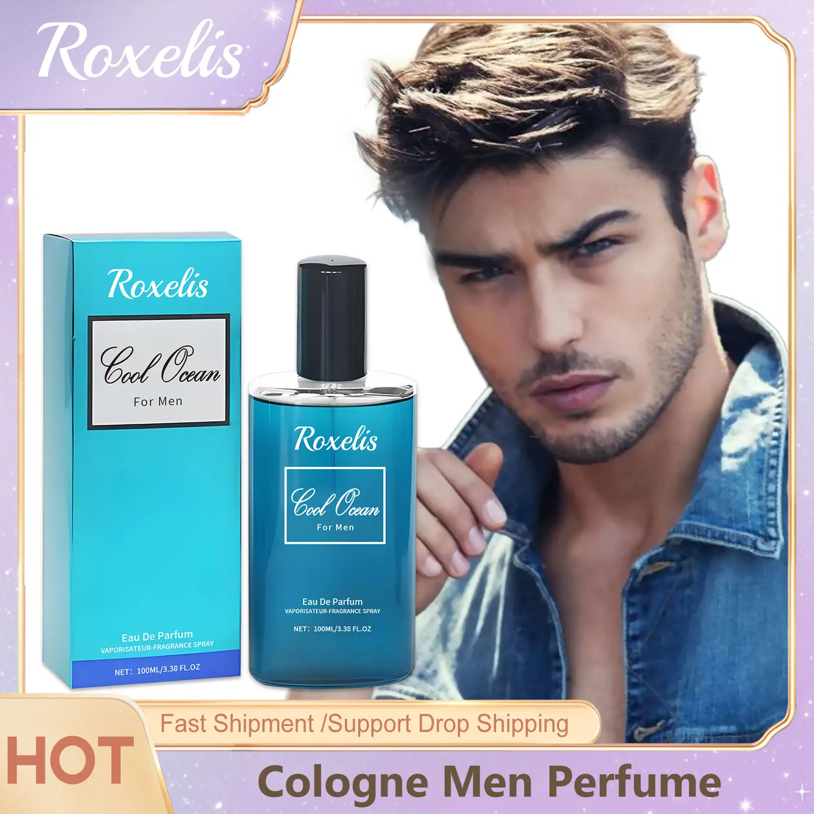 

Wooden Perfume Cologne Men Fragrance Wood Tone Charming Romantic Dating Pheromone Scent Lasting Deodorant Gentleman Body Spray