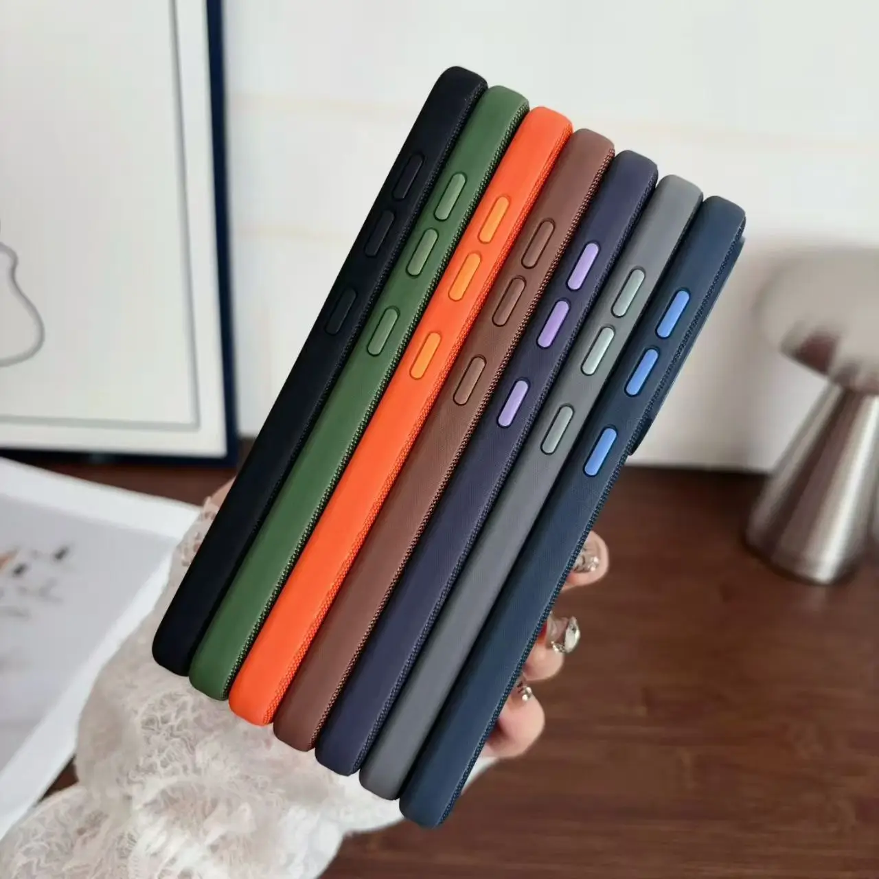 Luxury Tech Woven Technology Fabric Magnetic Case For Samsung Galaxy S23 S24 S25 S26 Ultra For Magsafe Wireless Charge Cover - view 3