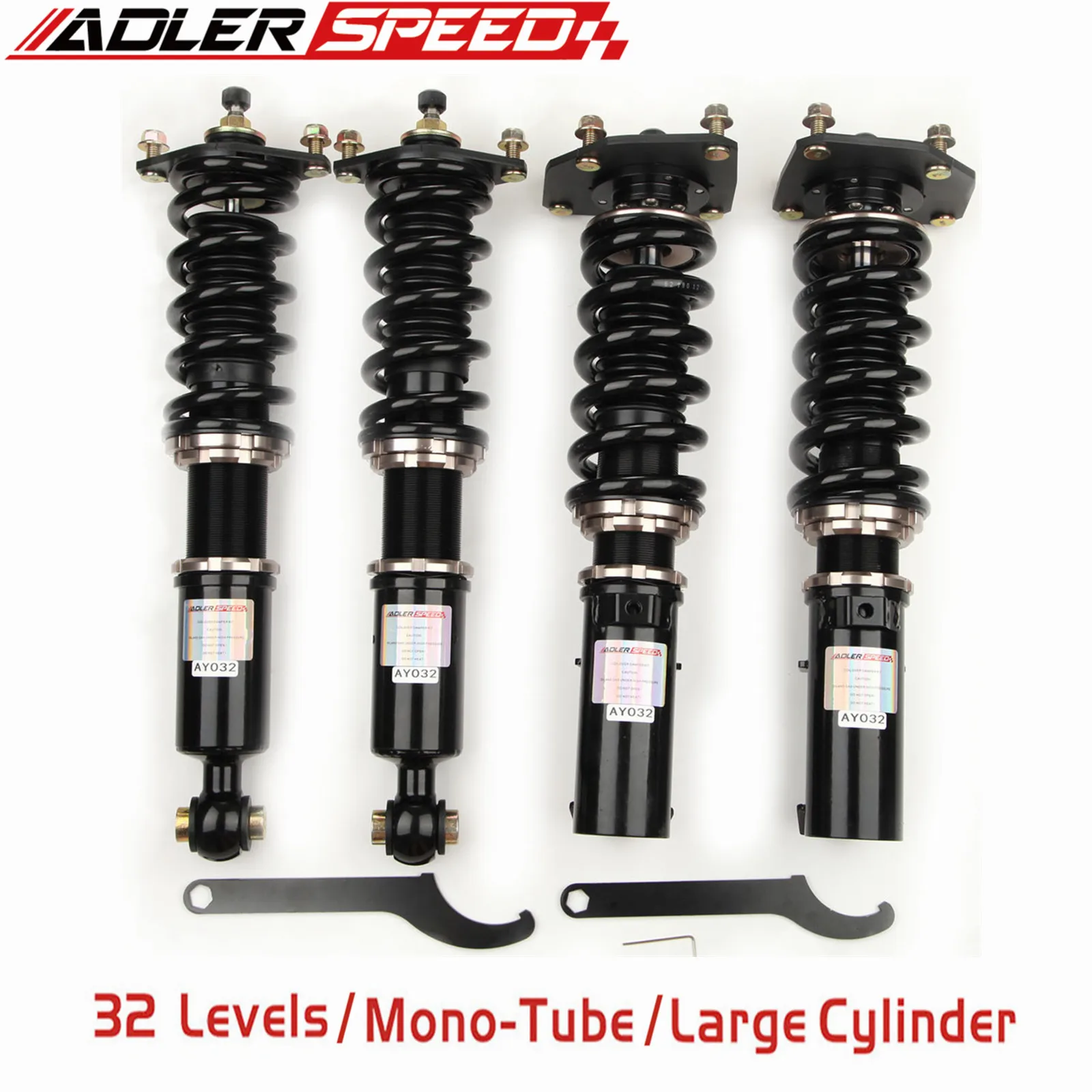 ADLERSPEED untuk 90-94 Eclipse (1G) / Talon Coilovers downdown Kit 32 Way Adj. Guncangan pegas