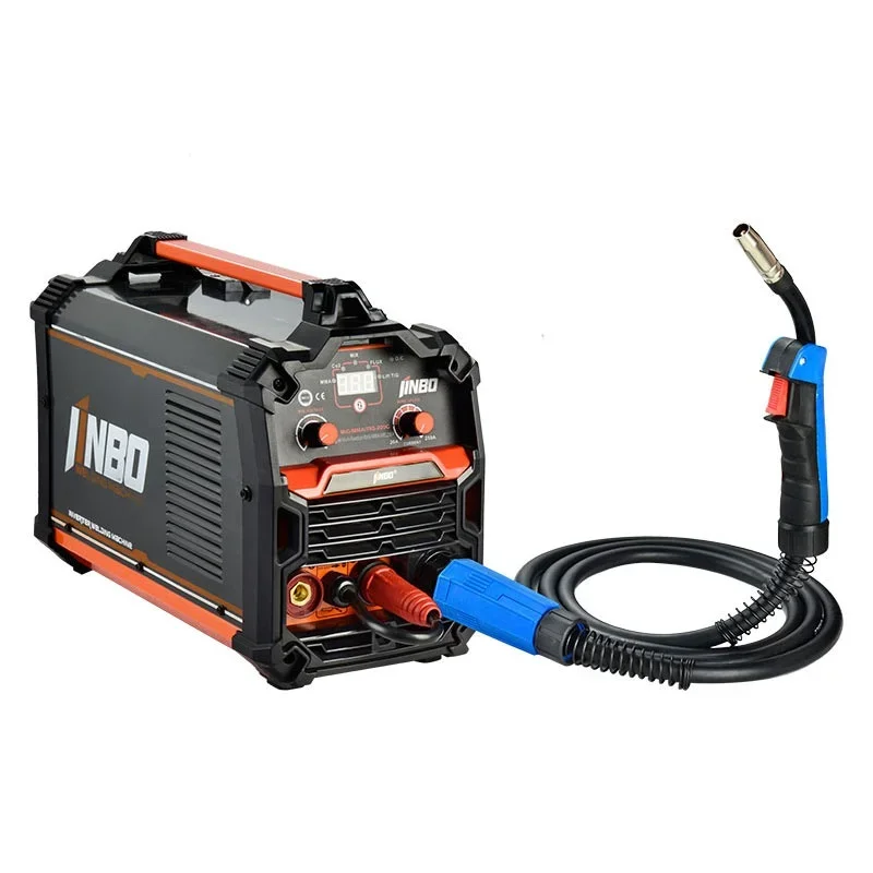 JINBO 110/220V 200amp Mig Gasless Welder No Gas Co2 Soldadora Mig Tig Arc Inverter Mig Welder Machine Equipment Manufacturer