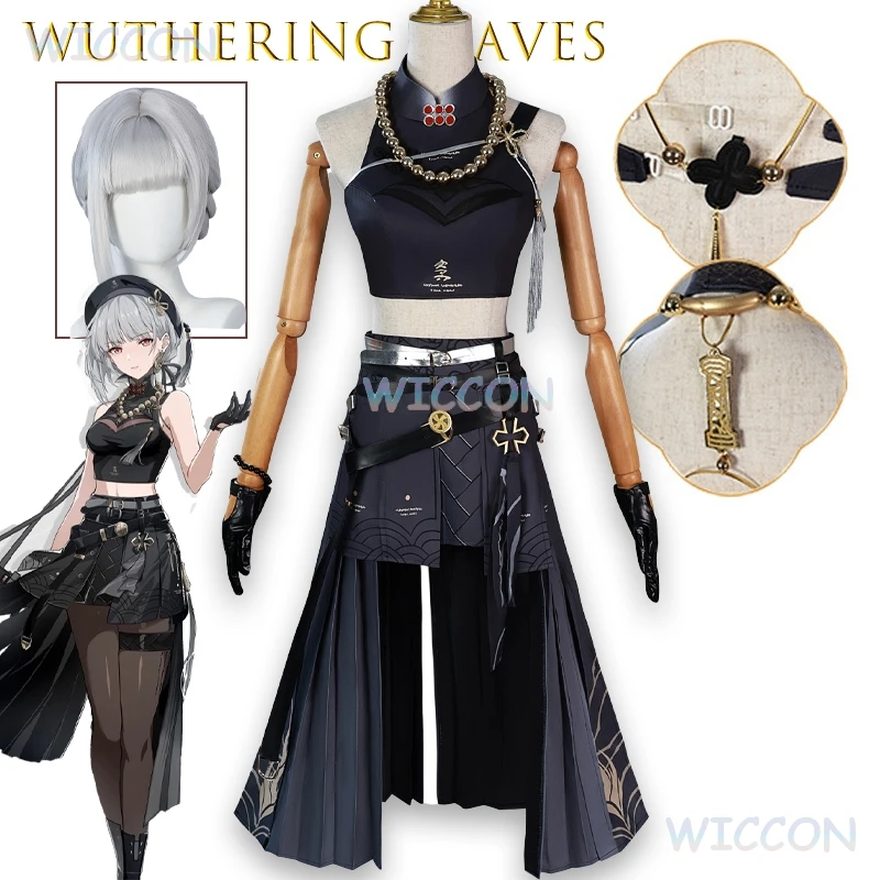 

‌‌‌‌‌‌‌‌‌‌‌‌‌‌‌‌‌‌‌‌‌‌‌‌‌Sanhua Cos Snow Dance Cosplay Costume Full Set Anime Game Female Character Outfit Wuthering Waves ‌‌
