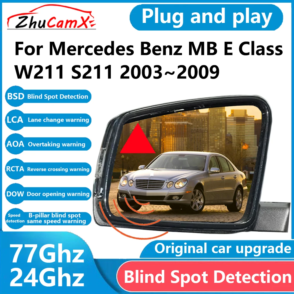 

for Mercedes Benz MB E Class W211 S211 2003~2009 BSD Blind Spot Detection Sensor Radar Driving Warning System Plug and Play