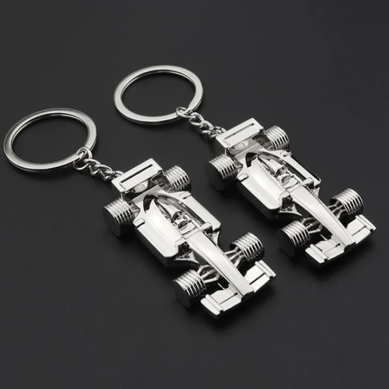 Fashion Mini Formula 1 Racing Car Styling Pendant Keychain For Men Handbag Activity Gift