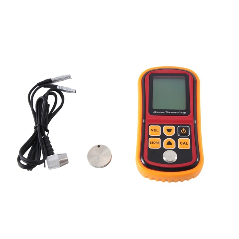 

Ultrasonic Thickness Gauge Digital LCD Ultrasonic Thickness Meter Gauge GM100 1.2-225Mm(Steel) 0.1Mm Resolution