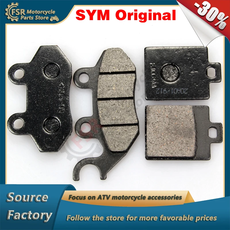 

Front/Rear brake pads,Fits SYM FIDDLE 3 4 FNX 125 JET 14 125 SYMPHONY 50 125,P/N:43105-ARB-000-A 45105-AJF-000-A,Original