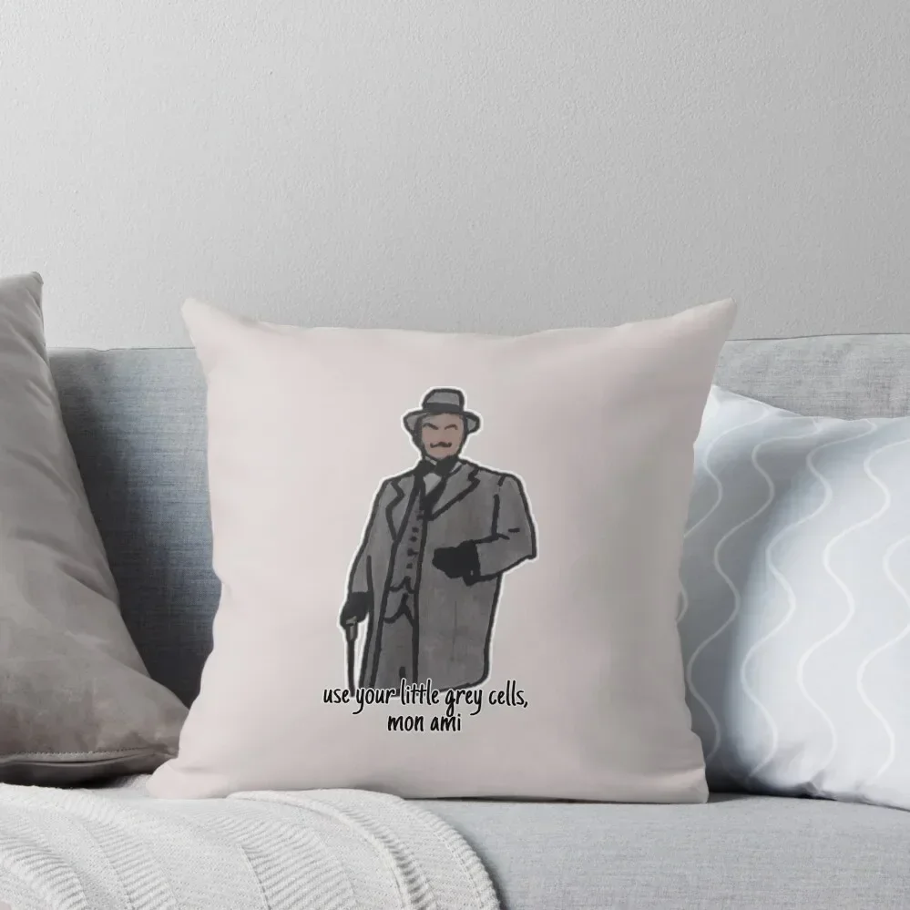 Hercules Poirot Throw Pillow anime girl Custom Cushion Photo Luxury Pillow Cover pillow