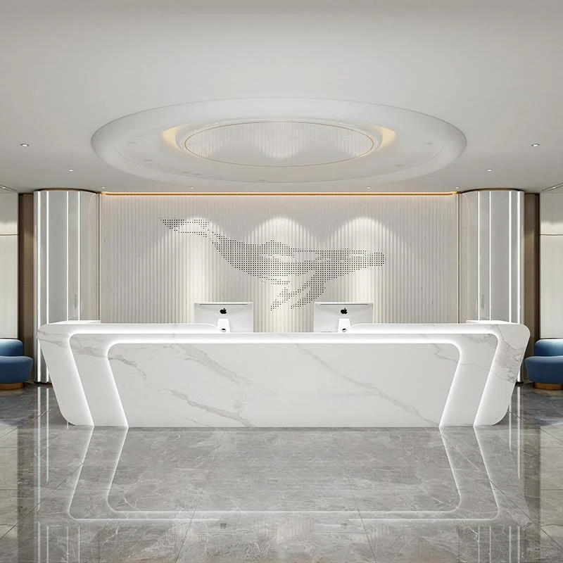 

Простой современный салон красоты, стоматологическая клиника, барная стойка, индивидуальная мебель Escritorio De Oficina, современная стойка регистрации