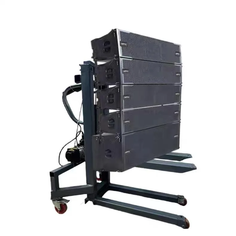 Truck Mounted Electric Stacker Manual Forklift Self Lift Stacker Portable Electric Hoist Self-Loading Forklift