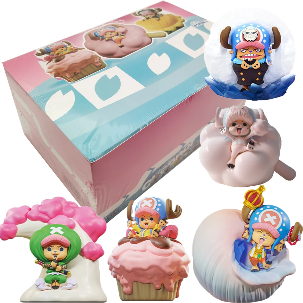 

Official One Piece Trendy Blind Box Night Light Series Anime Figures Luffy Chopper Cartoon Premium Collectible Model Toys Gifts