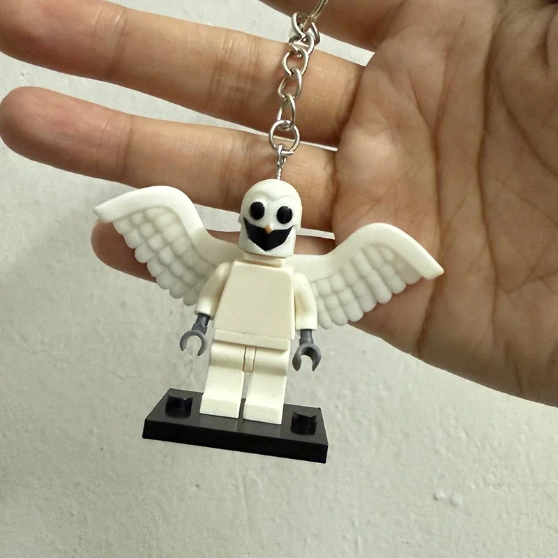 Keychain Cartoon Creative Pendant Bag Keychain Christmas Gift Deer Owl Goat Monster Keychains, Backpack Pendant Car Accessories