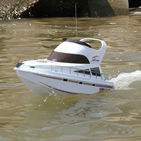 2.4G Mini Toys Heng Long RC Racing Boat High-Speed Yacht 20KM/H Ship Remote Control Model Servo Motor Toy Gift for Boys TH23788