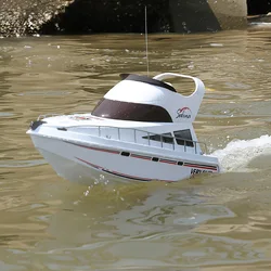 2.4G Mini Toys Heng Long RC Racing Boat High-Speed Yacht 20KM/H Ship Remote Control Model Servo Motor Toy Gift for Boys TH23788