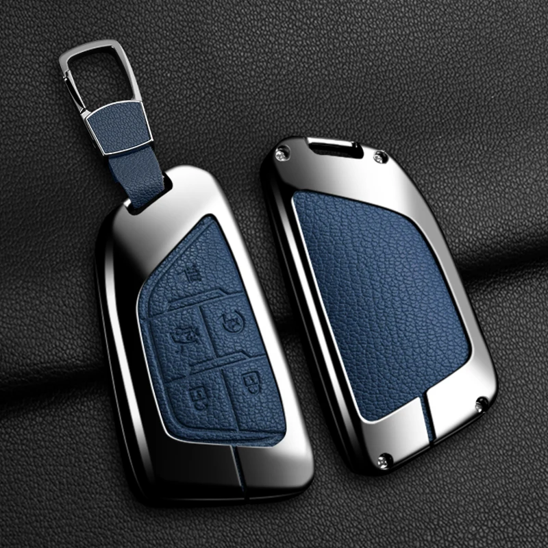 

Zinc Alloy Car Key Fob Case Shell Housing for Cadillac Xt5 XTS CTS SRX ATSL XT4 CT6 ATS Escalade ESV DTS ELR STS 2014 2015-2018