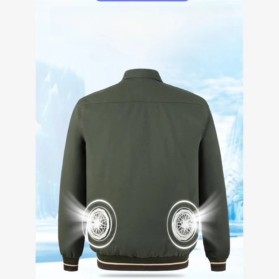 

Pure Cotton Anti-Scald Wearable Fan Cooling Workwear Set for Ws Men's Summer Work orm Top Quali Labor Protection C...