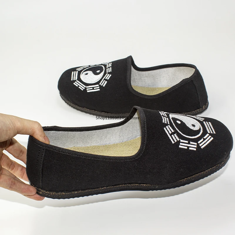 Wudang Taoist Tai Chi Kung Fu أحذية فنون الدفاع عن النفس أحذية الووشو تنفس البوذية فنون الدفاع عن النفس التدريب اللياقة البدنية أحذية رياضية #4