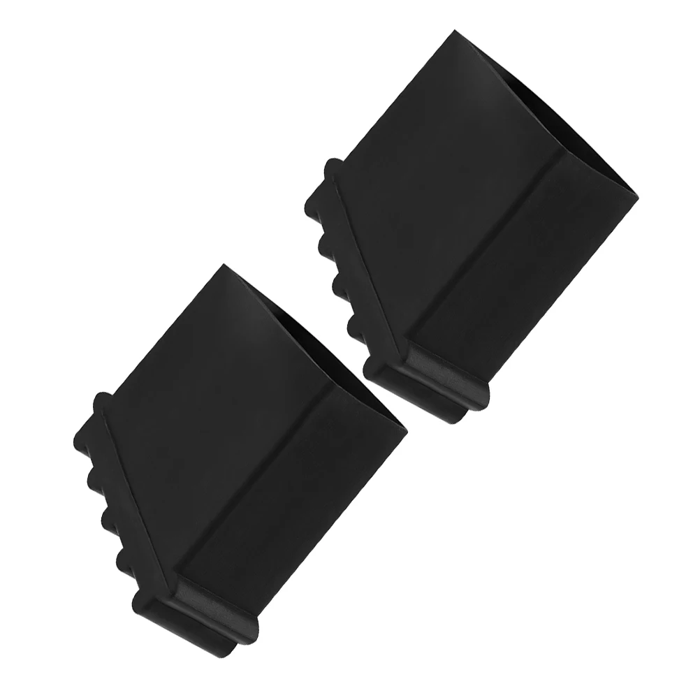 

2pcs Non-Slip Feet Guard Safety Covers Rubber Accessories Foot Caps Mat Trapezoidal Step Ladder Replacement Bumper Pads Outdoor