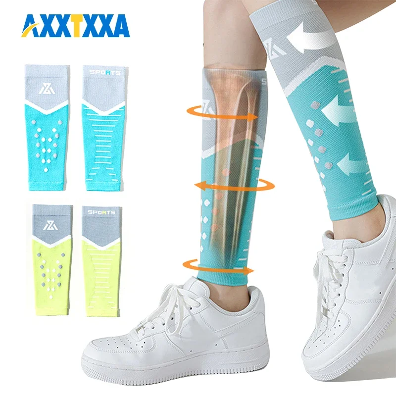 1/2Pair Calf Compression Sleeve for Men & Women Footless Compression Socks Support Runners Leg Sleeve Shin Splintsg