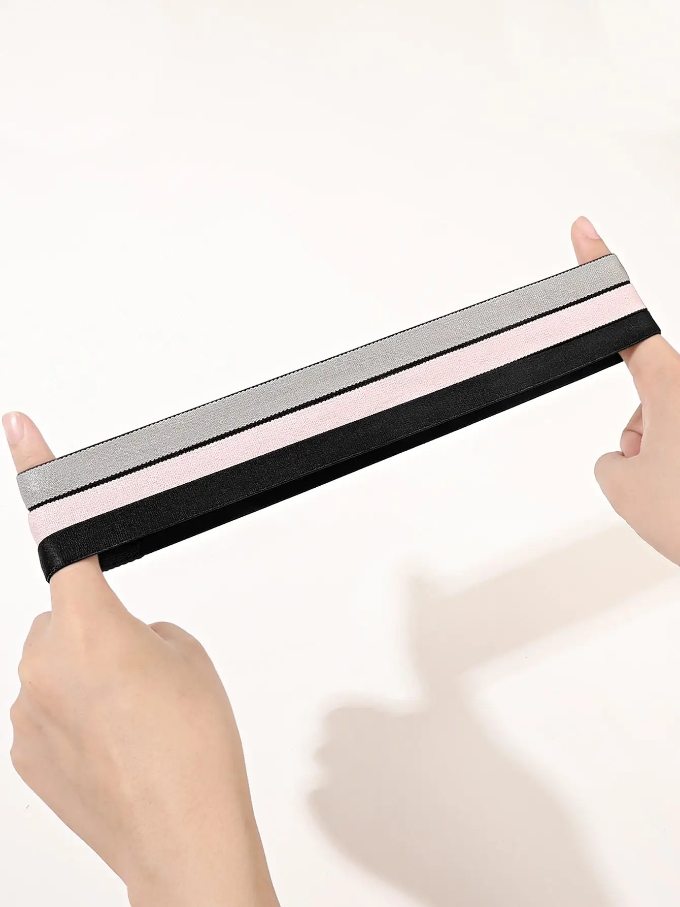 3/6 قطعة عصابات اليوغا الرياضية فتل العرق الشعر الأطواق مرونة عالية سليم تجريب عدم الانزلاق العصابات الشعر #3