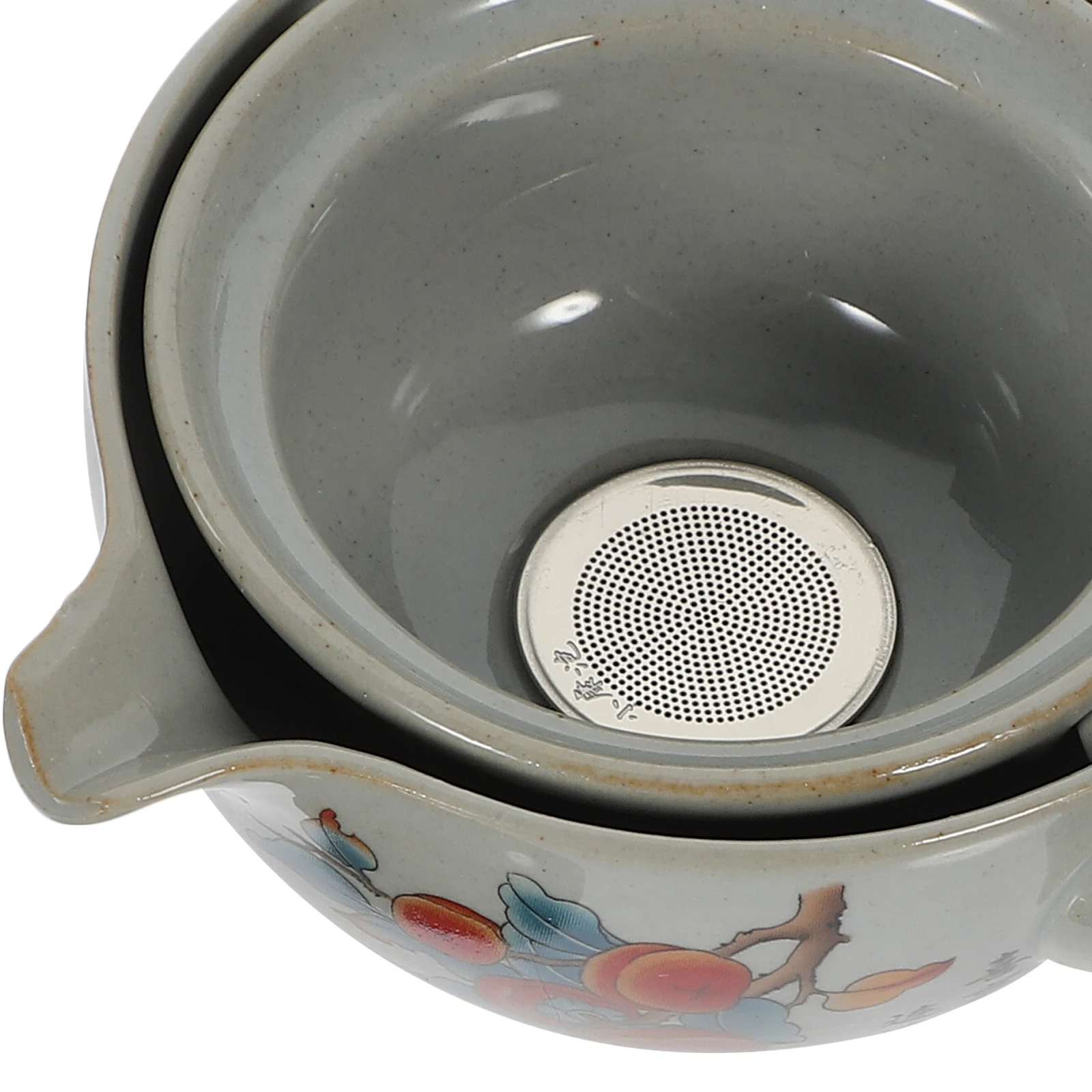 

360 Degree Rotation Ceramic Teapot Side Handle Portable Compact Tea Kettle Tea Serving Ceramic Teapot Household Teakettle