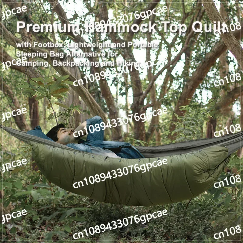 Outdoor Camping Thermal Cloak Cover Hiking Hammock Thickened Thermal Cover Winter Camping Multi-purpose Sleeping Bag