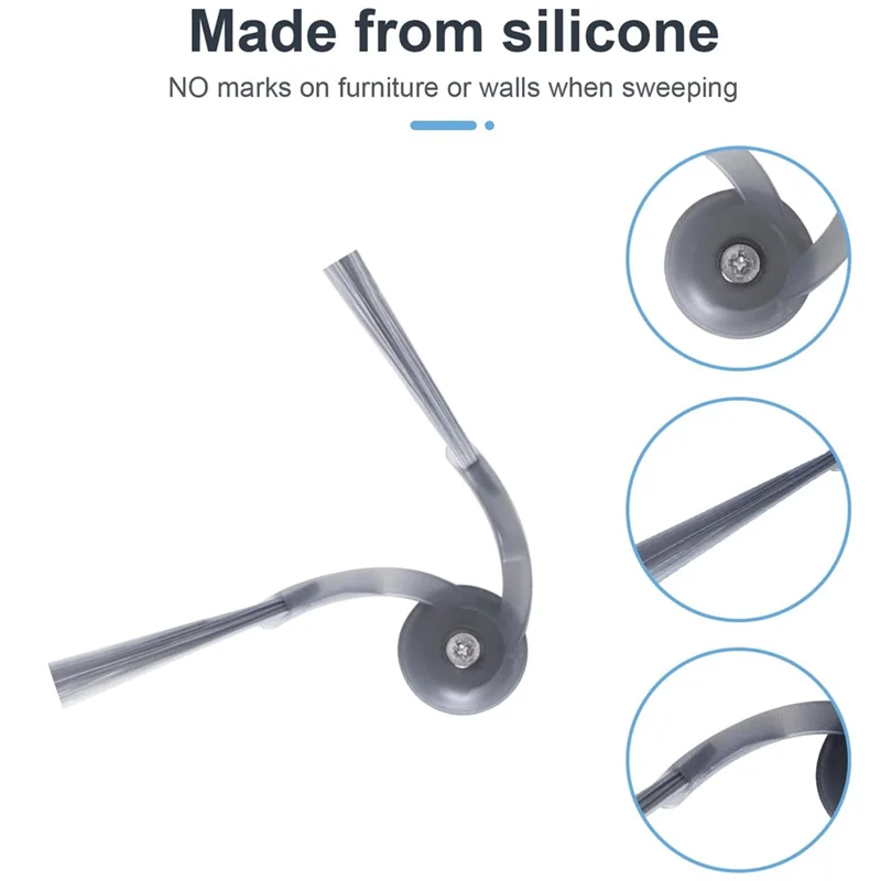 

A17F-Side Brushes For Roborock Q Revo Curv Replacement Parts Accessories