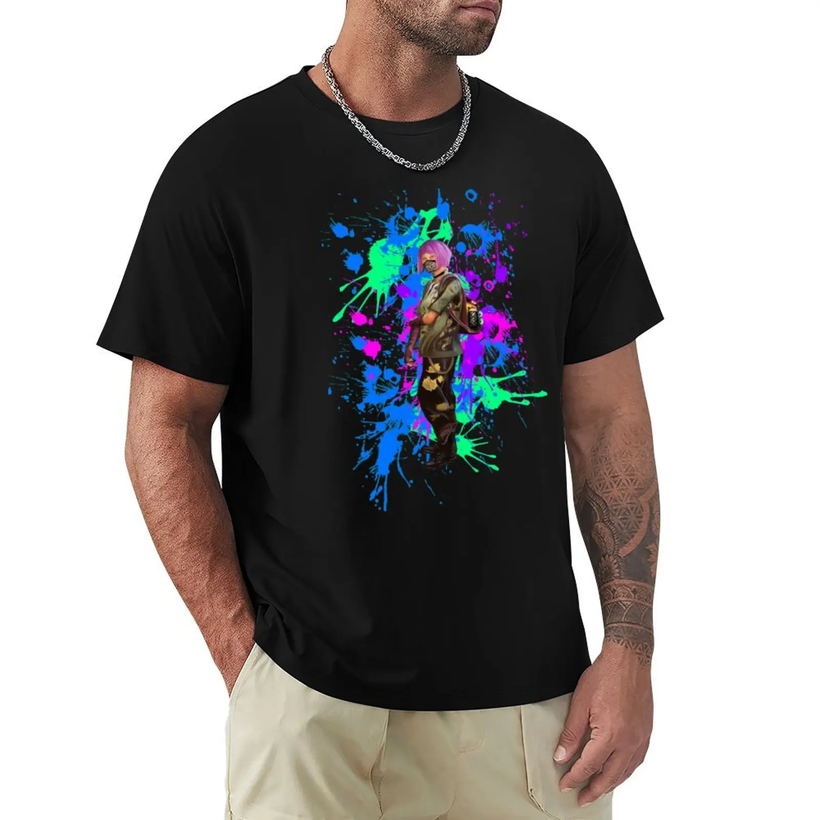 

Nea Design - Dave18 T-Shirt boys whites oversized graphic tee quick-drying mens t shirts casual stylish