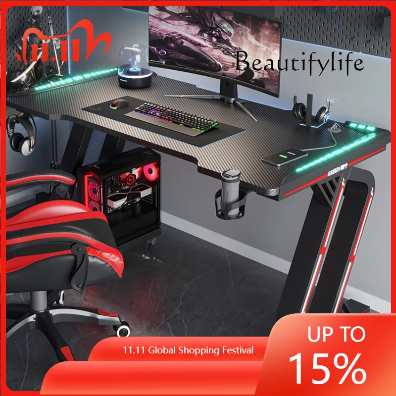 O33 rgb computador pequena cadeira de mesa design executivo moderno branco mesa estudo jogos escritório pc sala mesa para computador casa de