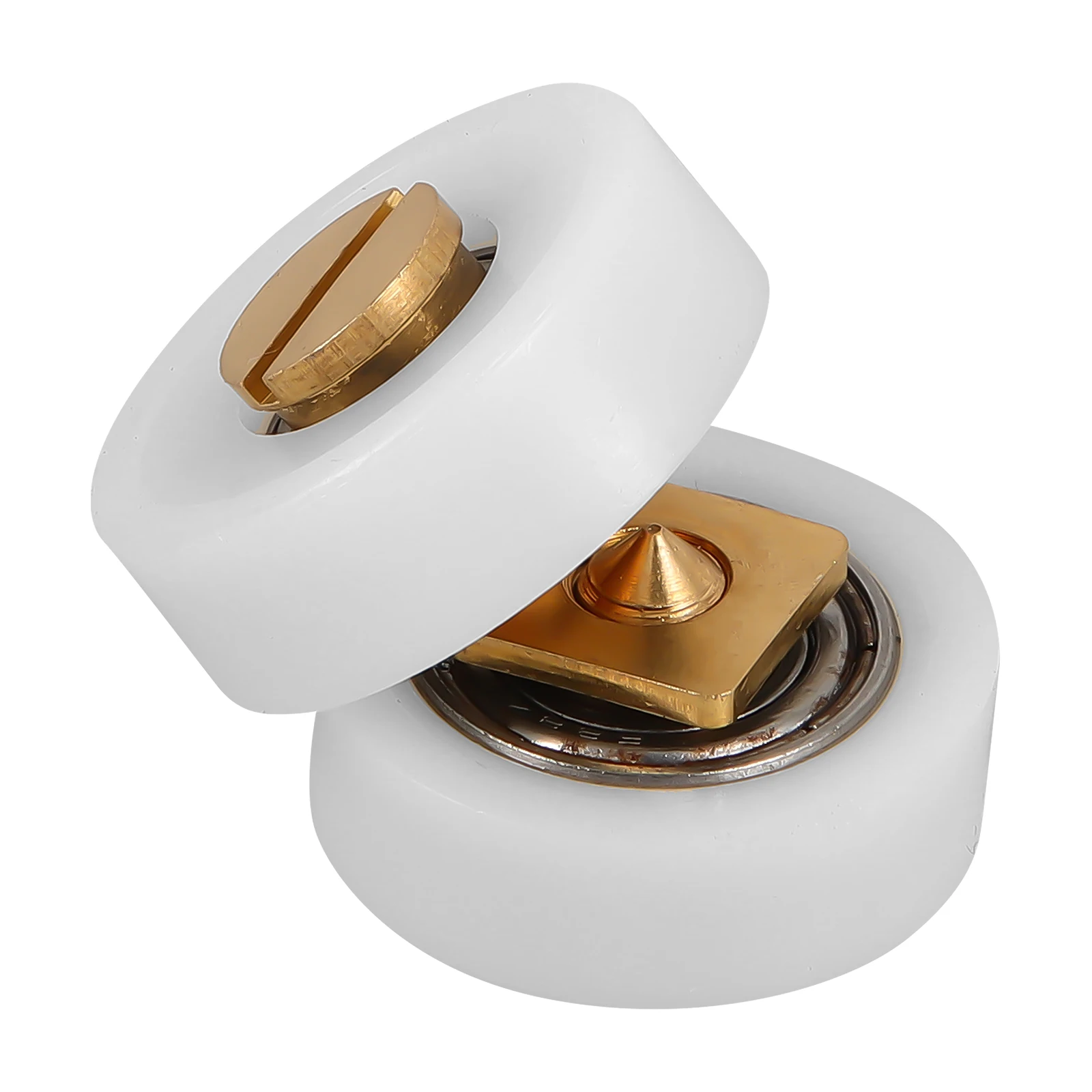 

2pcs U Type Pulley Roller Sliding Door Wheels Heavy Duty Wear Resistant Garage Door Track Guide Screen Window Wheel for Doors