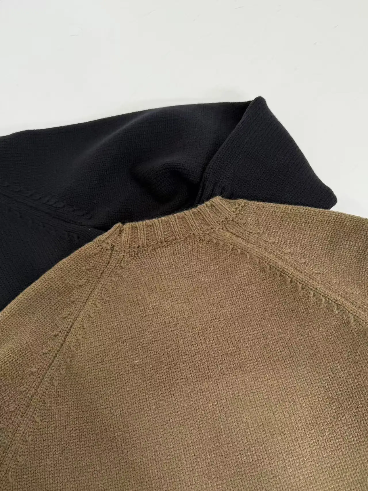 

Thi вязаный свитер круглый Ne повседневный слэ для мужчин и женщин с наклонным дизайном теплый длинный свек осень-зима мода