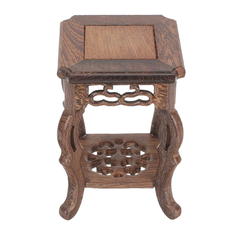 

Устойчивая деревянная подставка для растений из древесины куриных крыльев, держатель для нефритовых резных изделий, горшков для бонсай, декоративная подставка для интерьера