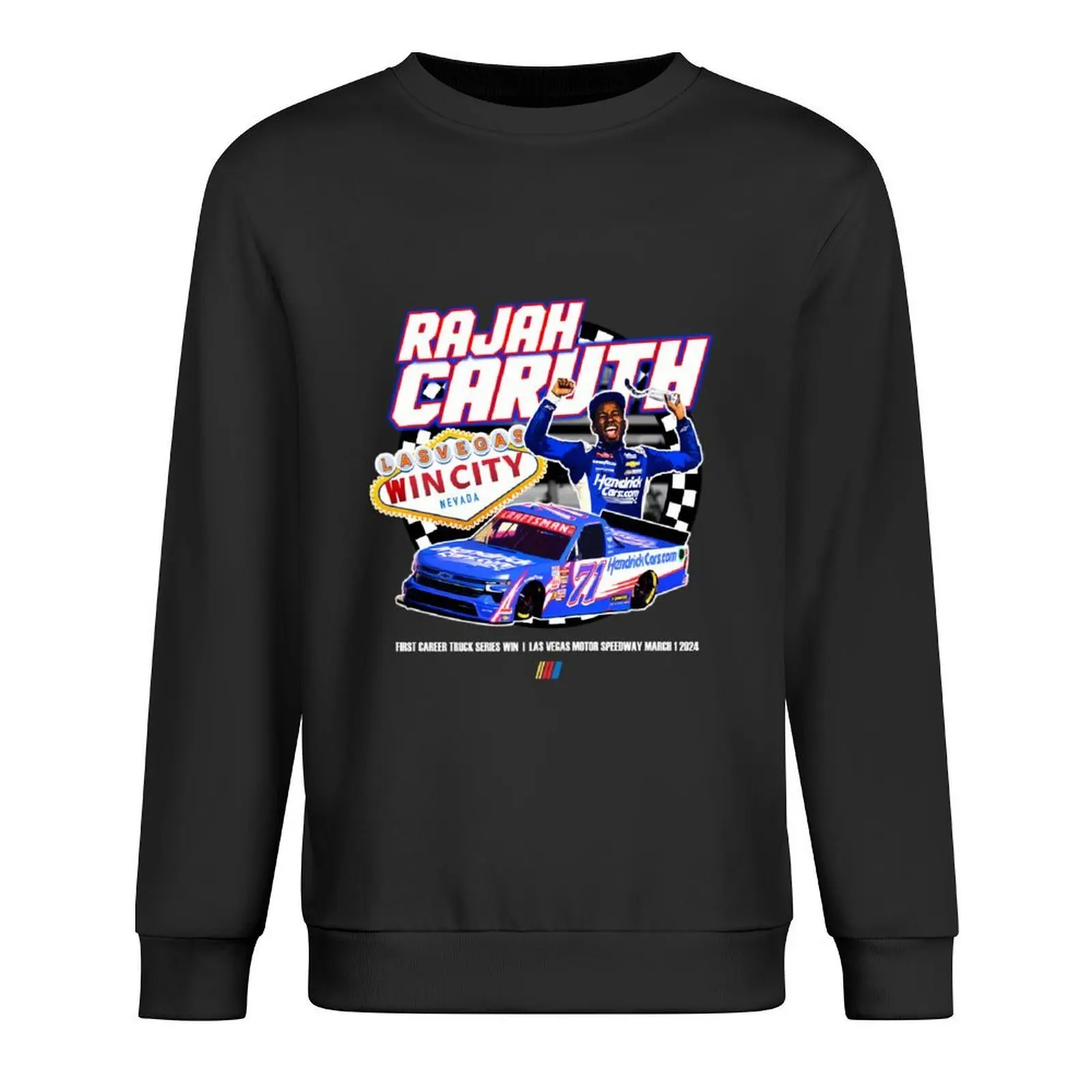 

Rajah In The Caruth 71 Truck Las Vegas Win Racing Pullover anime clothing tracksuit men sweatshirt men