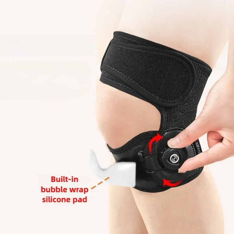 Rodillera doble rotuliana, correa de soporte para tendón de rótula, Protector de almohadilla, banda envolvente para rodilla abierta, 1 ud.