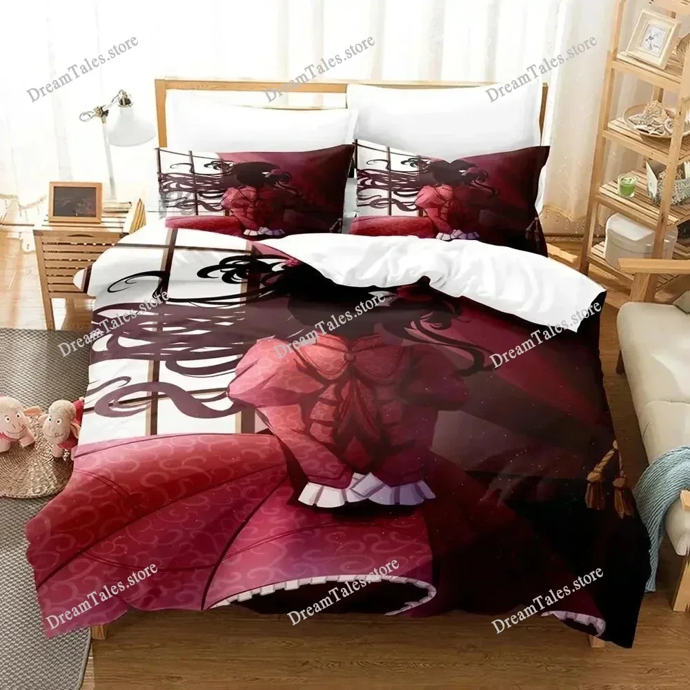 

3D Printed Anime SHADOWS HOUSE Bedding Set Duvet Cover Bedroom Comforter Single Twin King _Size Quilt Cover Home Textiles963